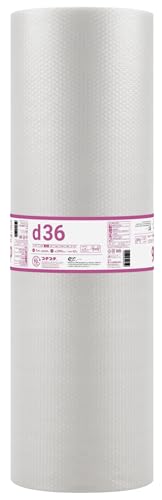 川上産業(Kawakami Sangyo) プチプチ 緩衝材 ダイエットプチ d36 幅1200mm×全長42m ナチュラル(半透明)